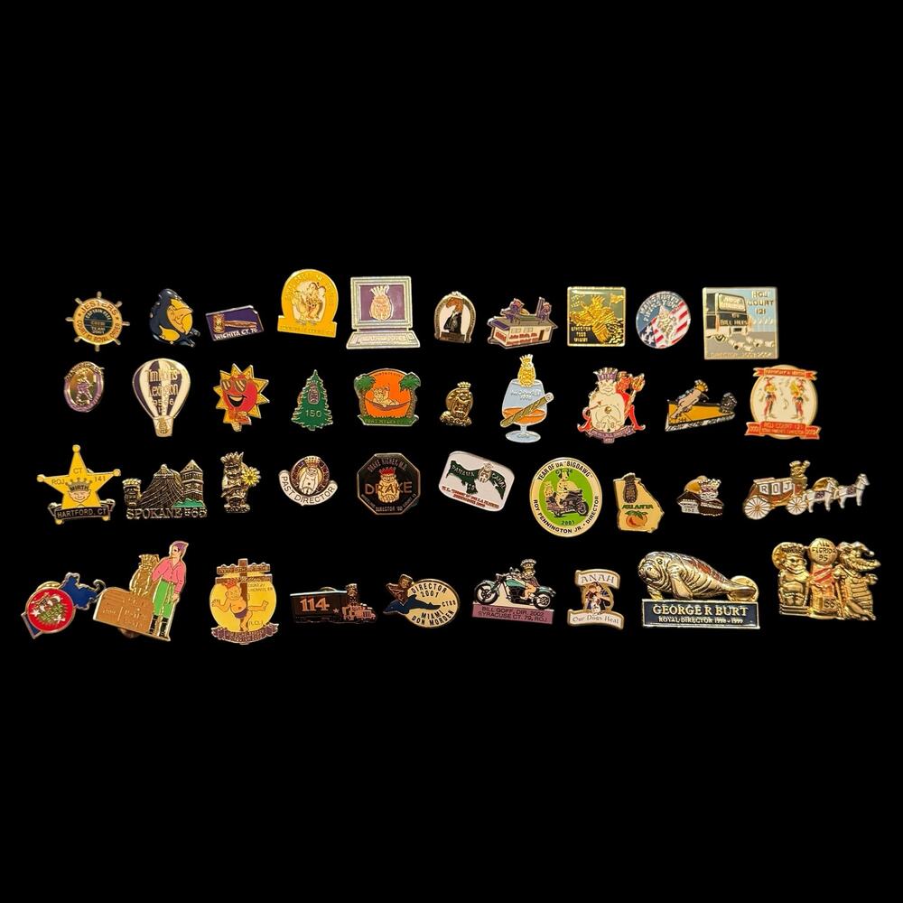 39 Royal Order of Jesters Masonic Shriners Masons Lapel Pins
